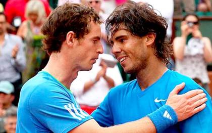 Rafa Nadal y Andy Murray. / EFE