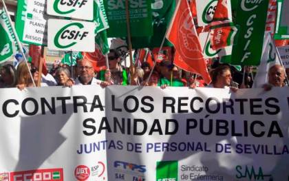 Convocada una protesta ante San Telmo para exigir mejoras sanitarias