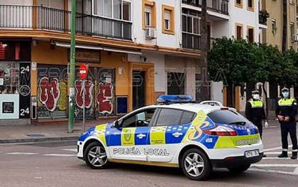 Un coche patrulla de la Policía Local.