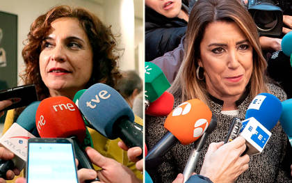 María Jesús Montero y Susana Díaz. / El Correo