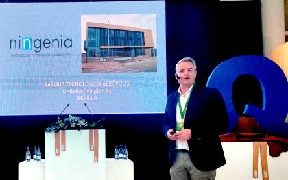 Roberto García Morilla, CEO de la empresa sevillana Ningenia, especializada en mejorar la automatización industrial.