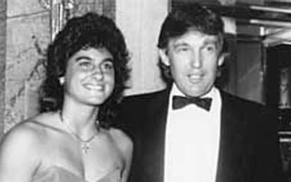 Gabriela Sabatini y Donald Trump.