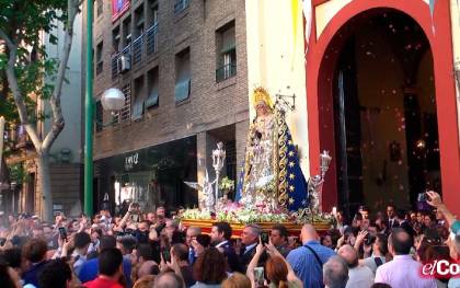 La Virgen de los Ángeles ya está en San Roque
