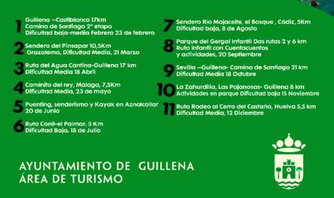 ‘Guillena de Ruta’ celebra su quinta edición con 11 rutas de senderismo