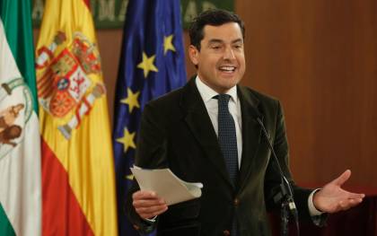 Moreno: «Hoy se abre una nueva página en la historia de Andalucía»