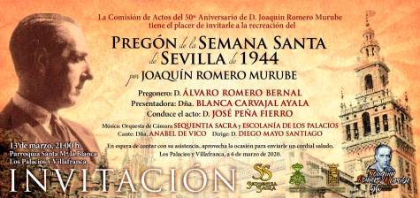 El pregón de Romero Murube resucita gracias a Álvaro Romero