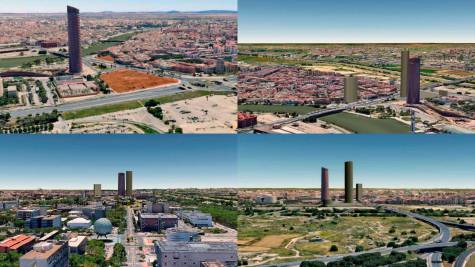 Los 4 rascacielos de la gran Sevilla: ¿realidad o ficción?