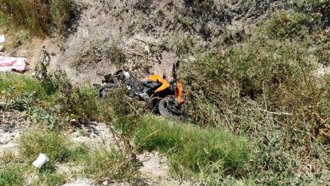 Dos heridos en la carretera Utrera – Montellano al salirse de la vía la motocicleta en que viajaban
