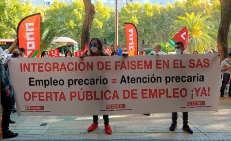 Salud mental en Andalucía: los empleados se movilizan por la estabilidad laboral