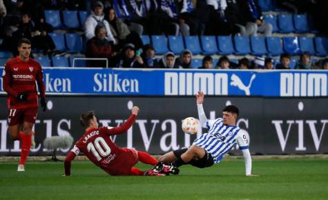 Rakitic mete al Sevilla en cuartos de final de la Copa (0-1)