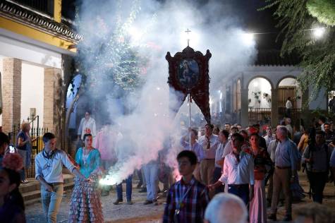 Cantillana vuelve a celebrar la romería y el besamanos a la Divina Pastora