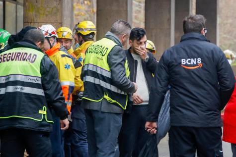 Más de 150 heridos tras el choque de dos trenes en Barcelona