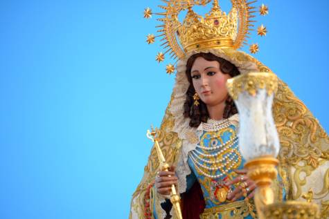 La Virgen de Guaditoca regresa a la Iglesia tras la celebración de su Romería de Abril