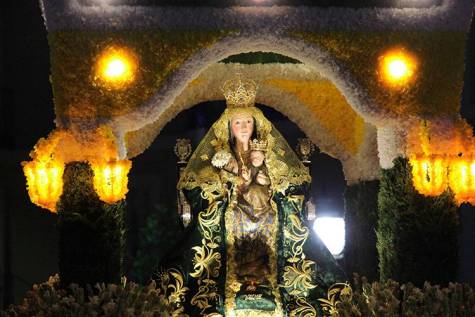 La Virgen de Valme ya marcha hasta el Cortijo de Cuarto