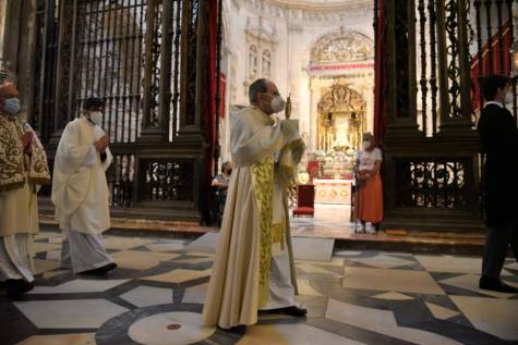 Imágenes de la celebración del Corpus en la Catedral de Sevilla
