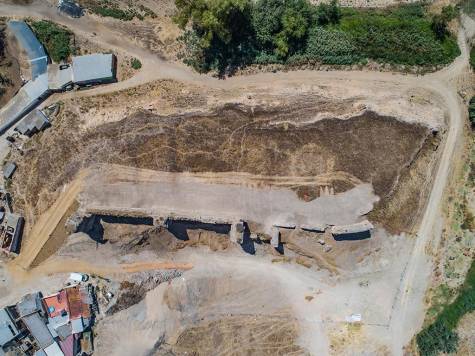 La restauración del castillo de Lora del Río saca a la luz restos de origen turdetano