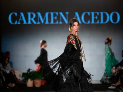 Desfiles de We Love Flamenco del domingo: Carmen Acedo, Pedro Béjar, Luisa Pérez y José Manuel Valencia