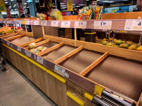 El mensaje de los supermercados tras el paso de Filomena
