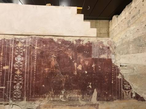 Restauran las pinturas murales de la ‘Pompeya ecijana’