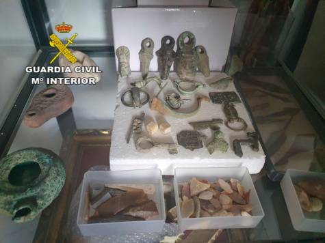 Detenido por vender piezas arqueológicas de la prehistoria