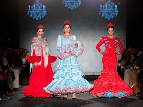 Desfiles de We Love Flamenco del domingo: Carmen Acedo, Pedro Béjar, Luisa Pérez y José Manuel Valencia