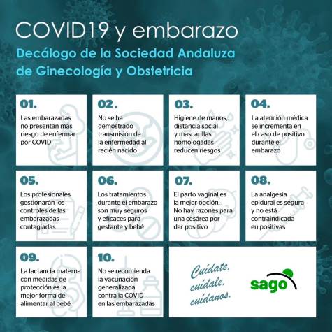 Embarazo y coronavirus: 10 recomendaciones de los ginecólogos andaluces