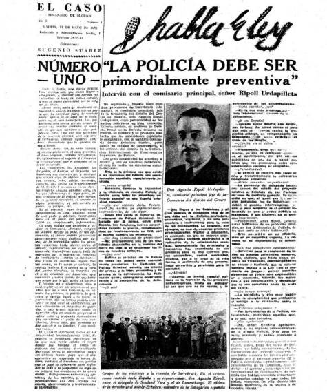 70 aniversario de la aparición en 1952 del mítico semanario de sucesos El Caso 