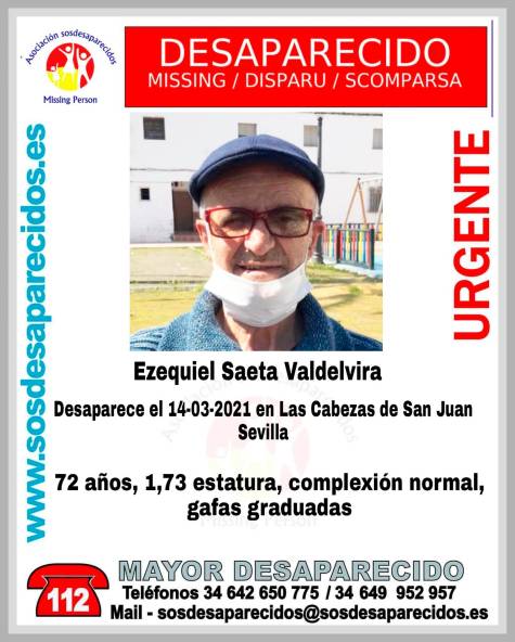 Sin rastro del anciano desaparecido en Las Cabezas