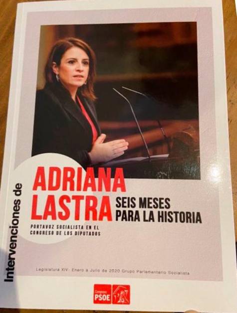 Adriana Lastra ya tiene libro (El Disparate Nacional VI)