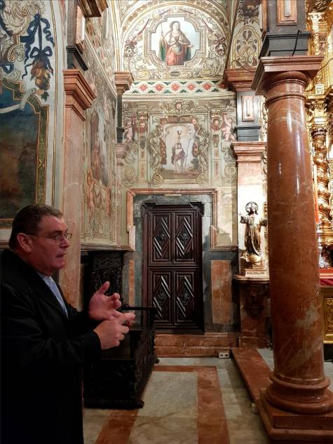 Las pinturas de la Sacramental de San Lorenzo recuperan su esplendor