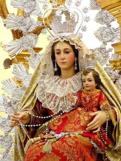 La nueva vida de la Virgen del Rosario de Campillos gracias a un rodense