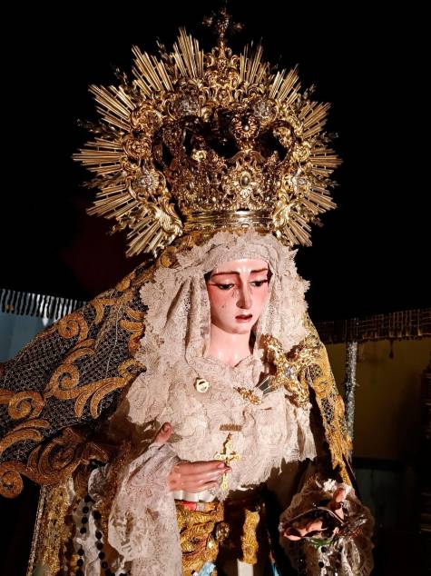 Nuevo palio para los Dolores de San Juan de Aznalfarache