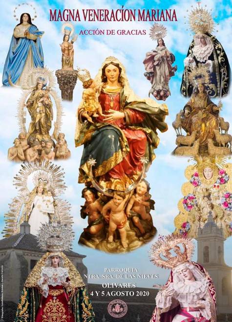 Olivares celebra una magna veneración a la Virgen