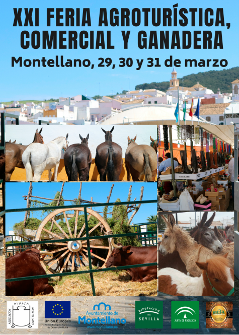 Del 29 al 31 Montellano celebra su XXI Feria Agroturística, Comercial y Ganadera