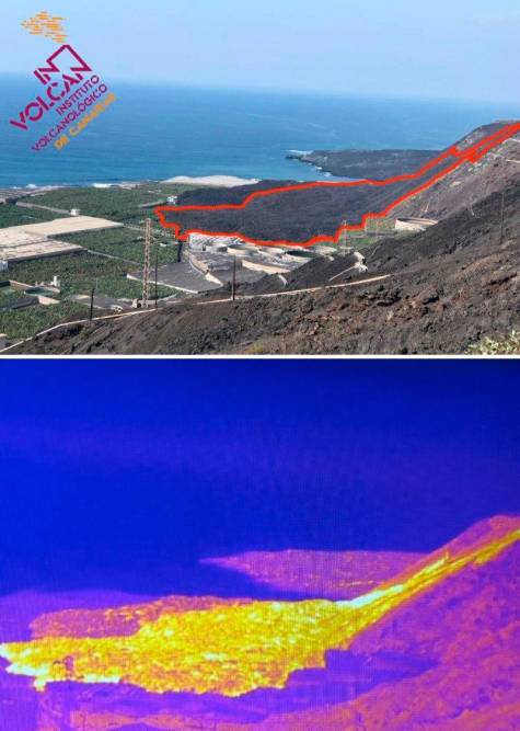 Aumenta la producción de lava en La Palma y recomiendan no salir de casa