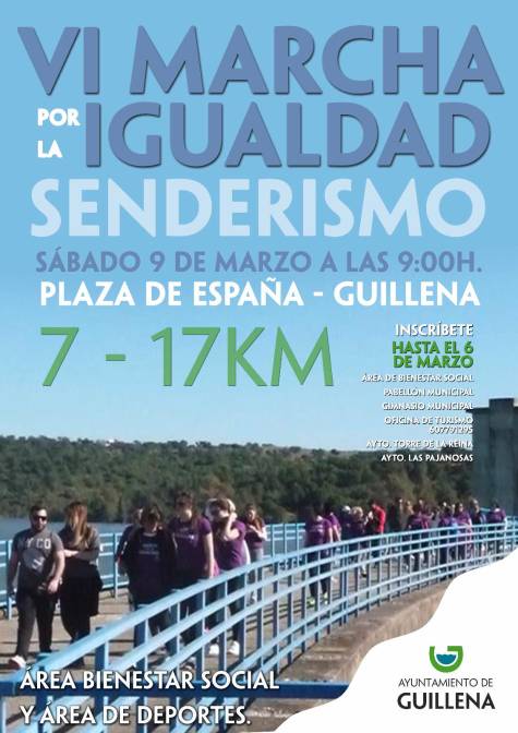 Marcha por la Igualdad con ruta de senderismo por los parajes de Guillena