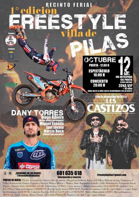 Pilas celebra su primer espectáculo de motocross ‘Freestyle’