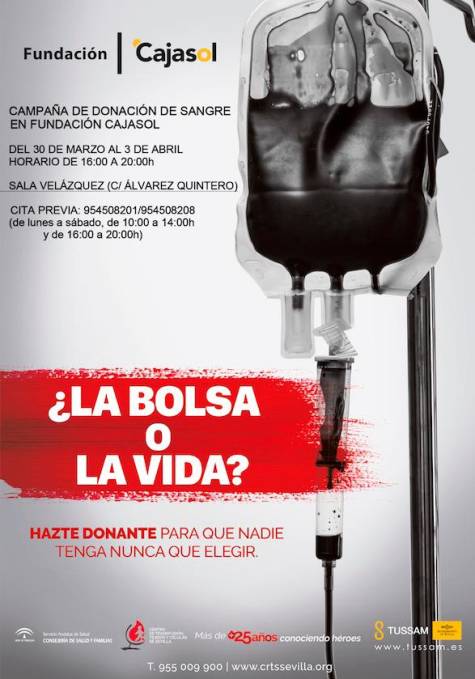 La Fundación Cajasol pone en marcha una campaña de donación de sangre