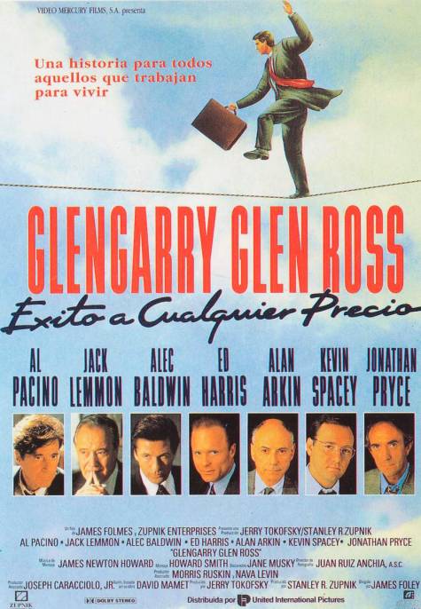 «Glengarry Glen Ross»: Alimañas en el puesto de trabajo