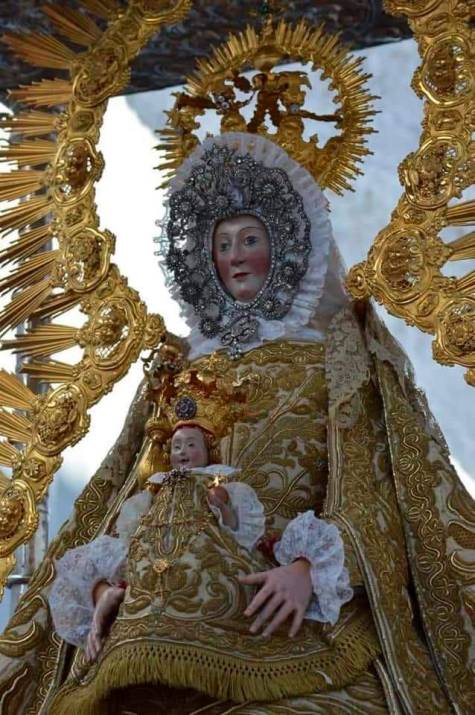 Horario e Itinerario Procesión Virgen de Gracia, Patrona de Carmona, el 24 de Septiembre del 2023