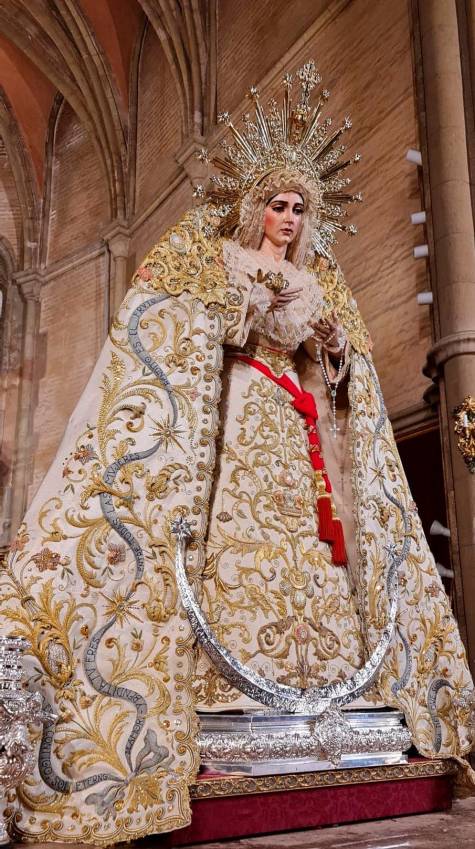 La Resurrección vivirá un especial vía lucis con su Virgen de la Aurora por las bodas de oro fundacionales