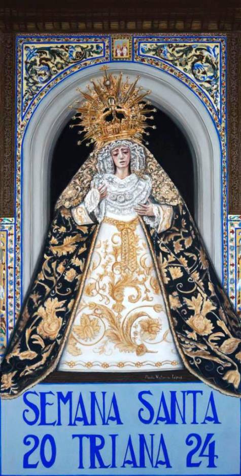 Este es el cartel de la Semana Santa de Triana, con la Virgen de la Estrella de protagonista Cartel_21332460_20240207221124