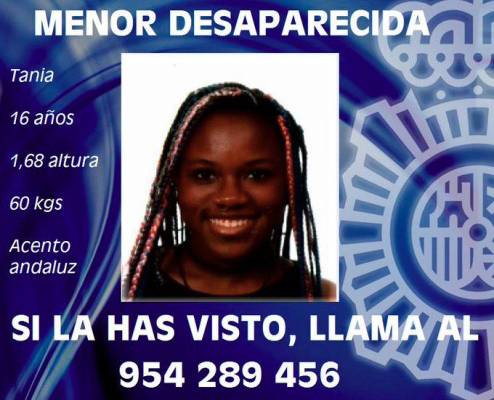 Buscan a una menor de 16 años desaparecida en Sevilla
