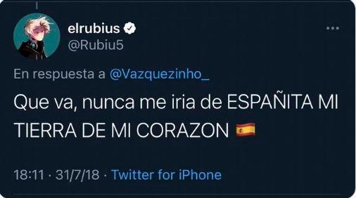 El Rubius es youtuber y dice estar martirizado por la carga impositiva española. 