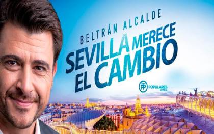 Imagen electoral del PP de Sevilla