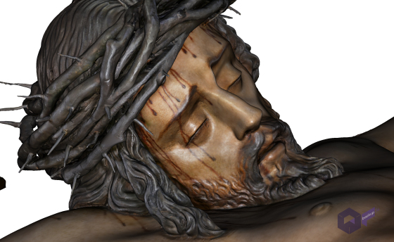 Digitalización del Cristo del Desamparo y Abandono. Fotos: Hdad. Dolores del Cerro