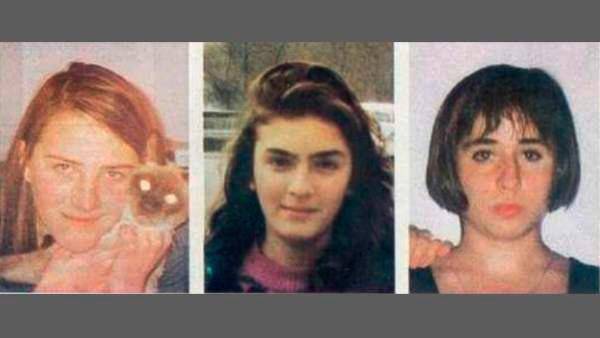 Foto de archivo de las tres niñas de Alcàsser, Míriam, Toñi y Desirée. 