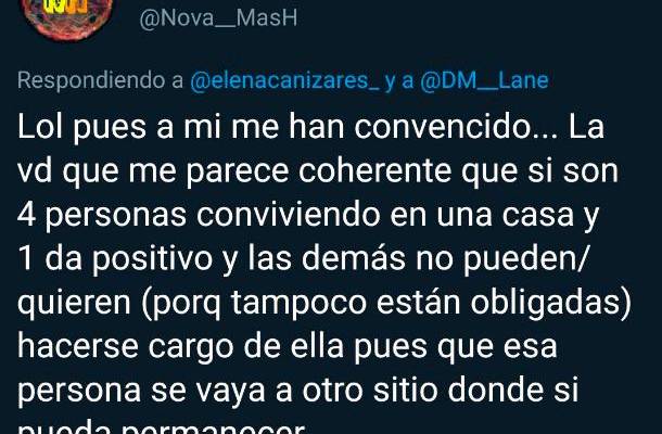 El eterno debate que ha incendiado twitter gracias a las compañeras de piso de Elena Cañizares