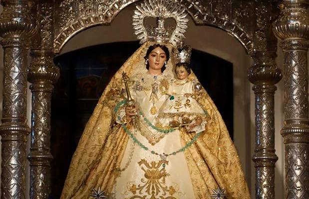 La Virgen del Monte, lista para esta romería 2019. Foto: Hdad.