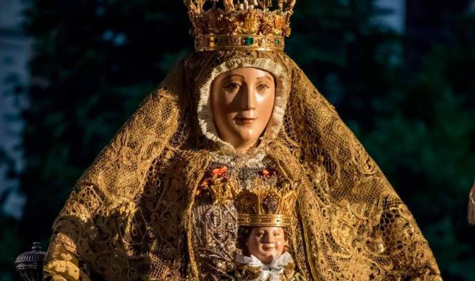 Imagen de la Virgen de los Reyes durante su procesión del pasado 15 de agosto. / Joaquín Bernal Ganga